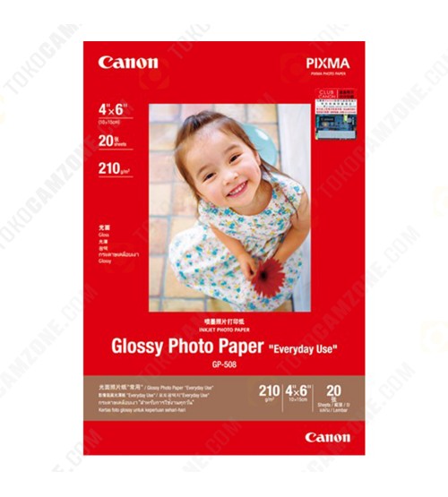 Canon Glossy Photo GP-508/4R 4x6 (20 Sheets)